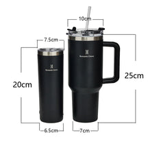 Copo Térmico 1200ml Aço Inoxidável - Garrafa Térmica com Canudo