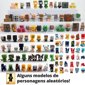 Casa do Chefe da Aldeia - T036 - 192 Peças - Minecraft Blocos Magnéticos