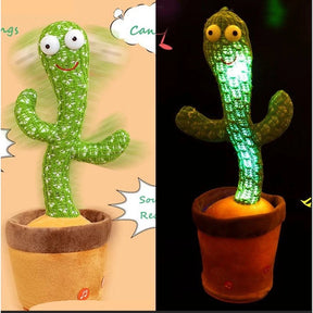 Brinquedo Cacto Dançante Fala e Repete com Luzes