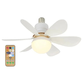 Ventilador de Teto Com LED e Controle Remoto